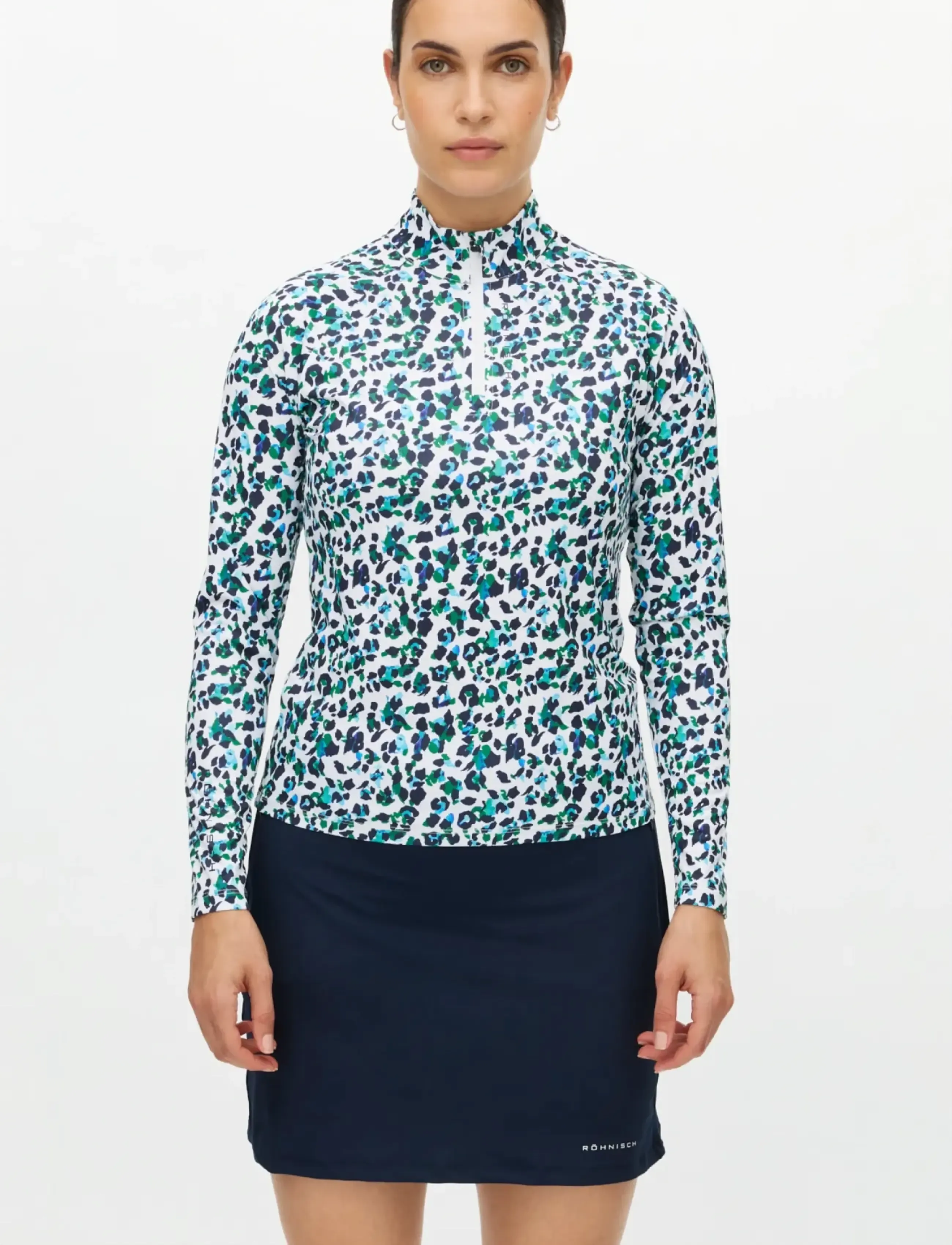 Röhnisch Addy Long Sleeve, M, Green, T-Shirts & Toppe > Langærmede, Dame