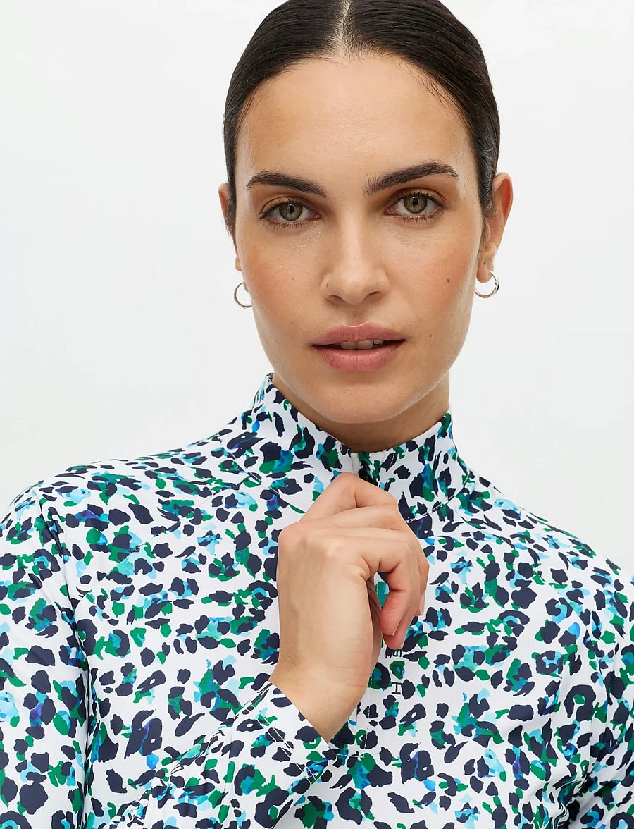Röhnisch - Addy Long Sleeve - overdele - leo blue/green - 3
