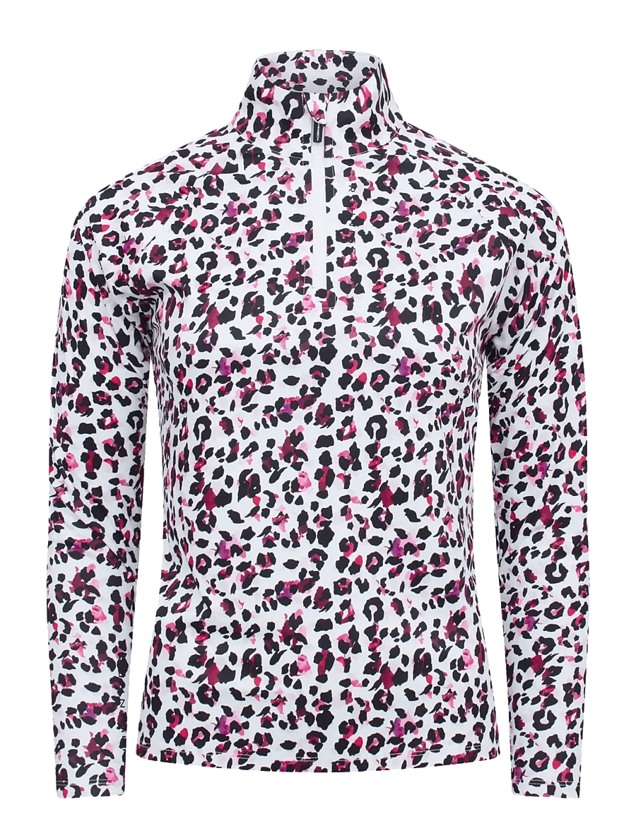 Röhnisch - Addy Long Sleeve - Överdelar - leo pink/beet - 1