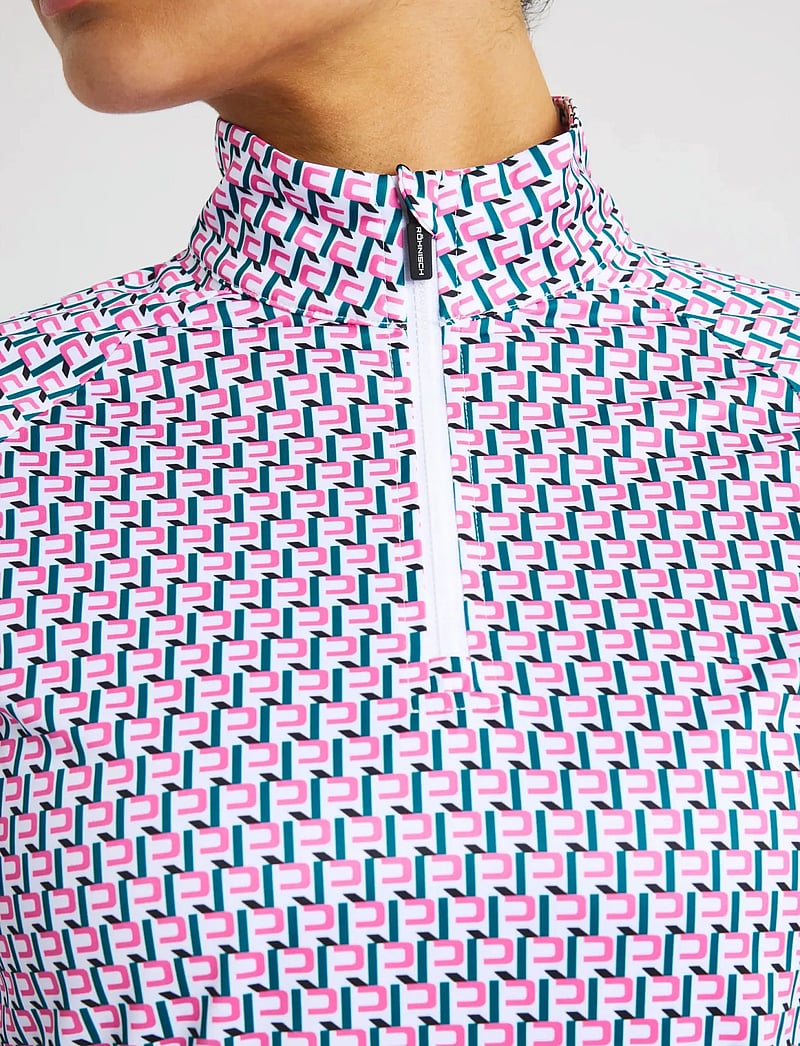 Röhnisch - Addy Long Sleeve - långärmade tröjor - logo rose - 4