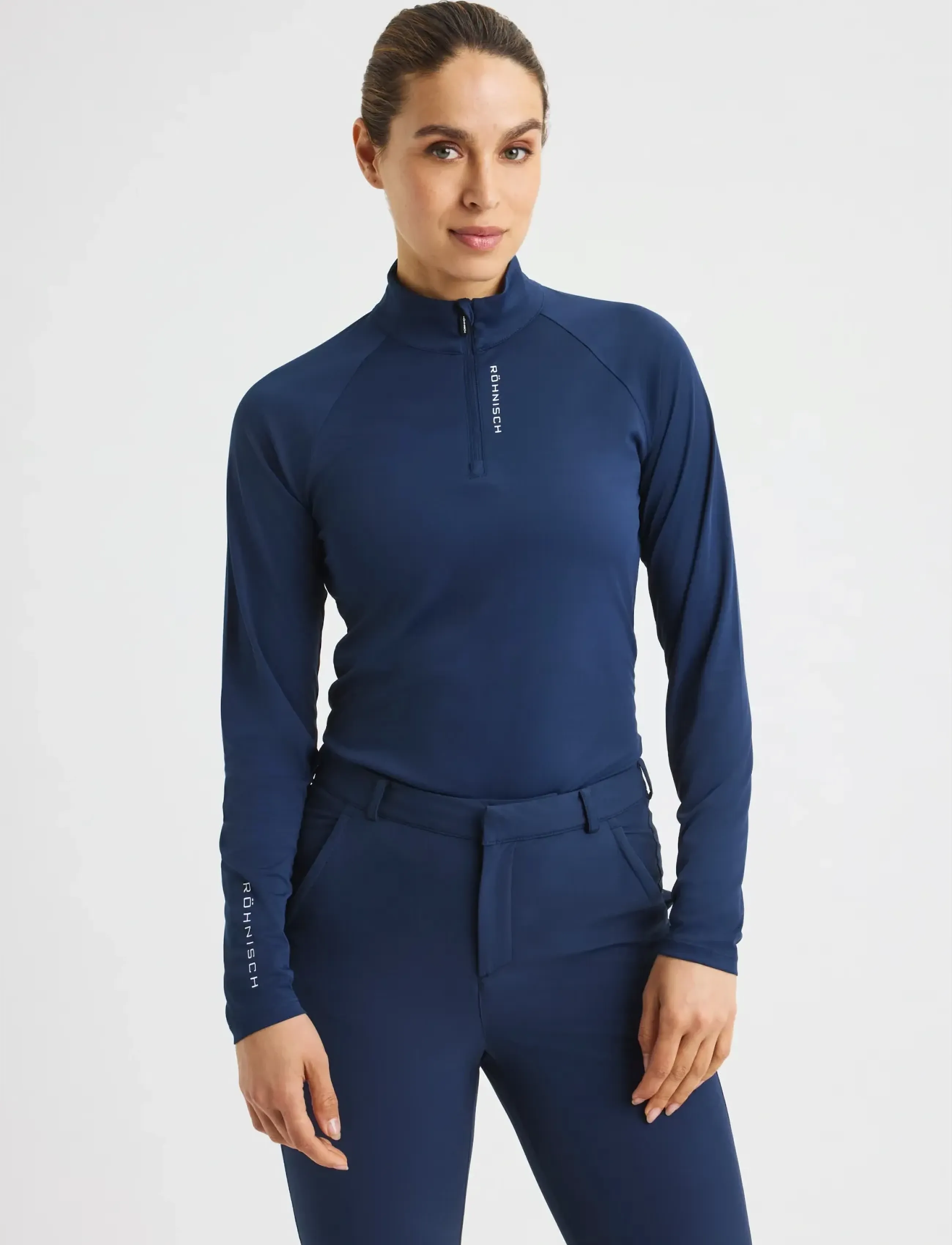 Röhnisch Addy Long Sleeve - Långärmade toppar - NAVY / navy