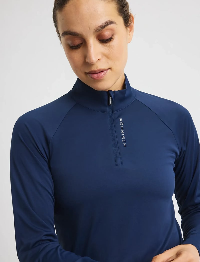 Röhnisch - Addy Long Sleeve - oberteile - navy - 3