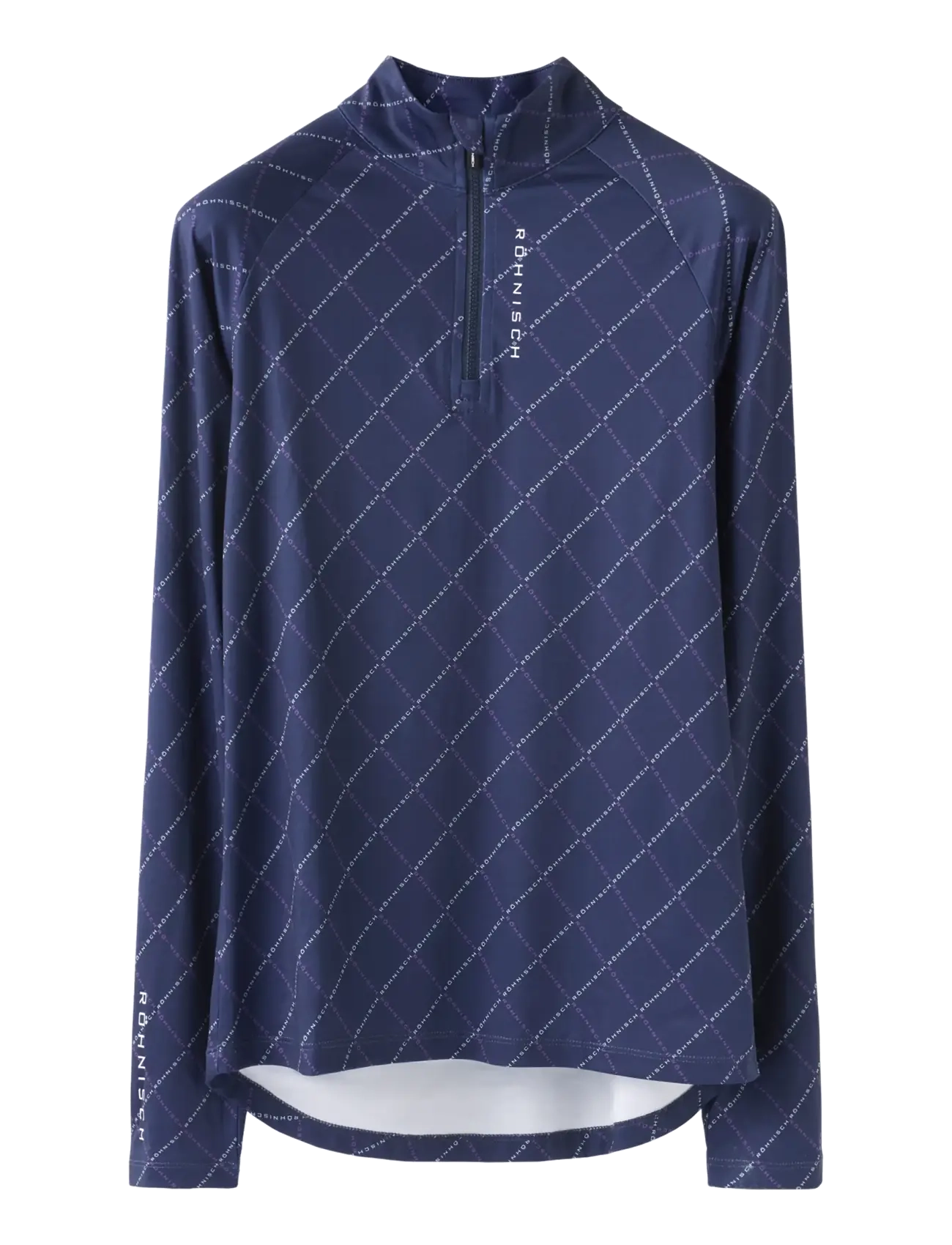 Röhnisch Addy Long Sleeve - Vahekihina kantavad jakid - NAVY LOGO ARGYLE / navy