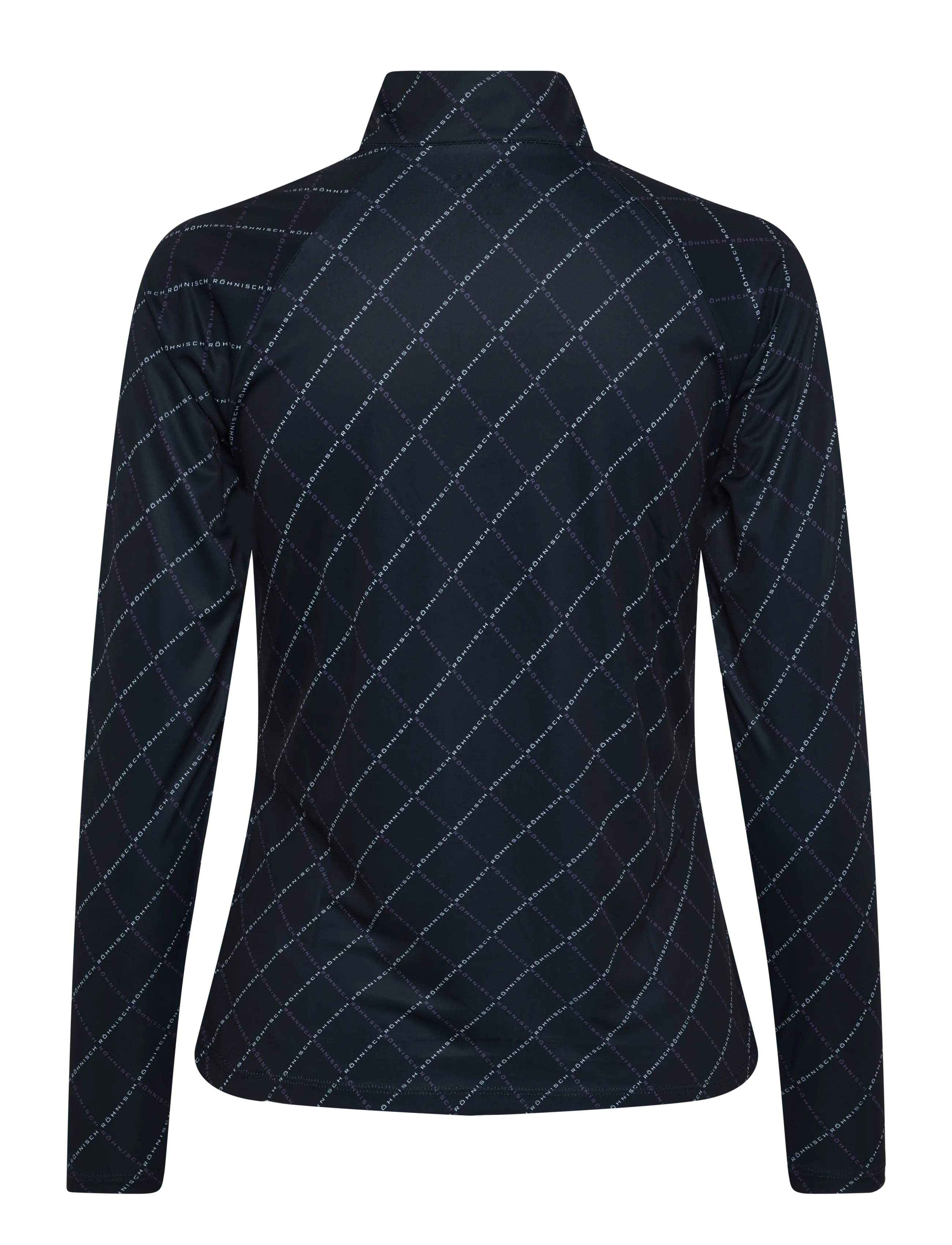 Röhnisch - Addy Long Sleeve - oberteile - navy logo argyle - 2