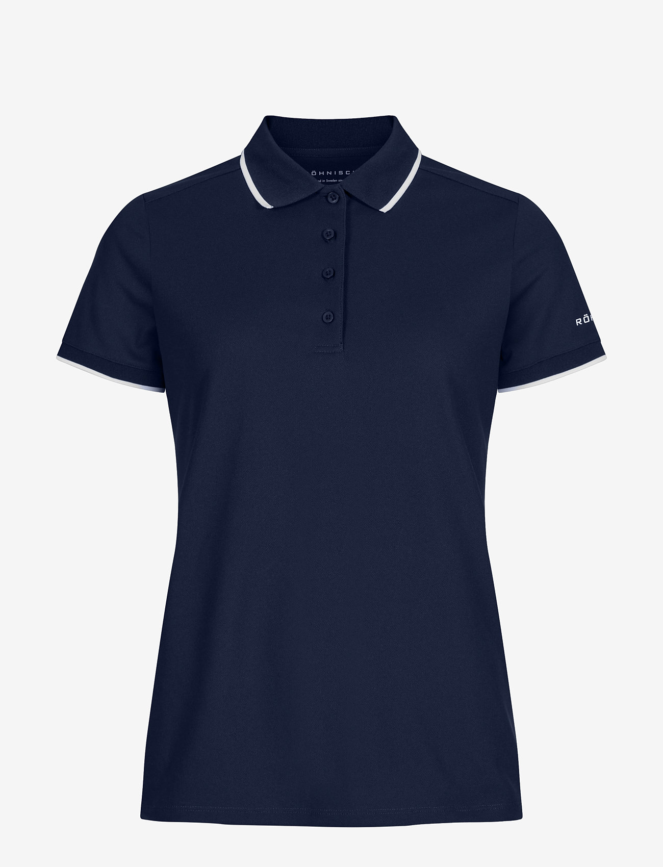Röhnisch - Miriam Poloshirt - tops & t-shirts - navy - 1