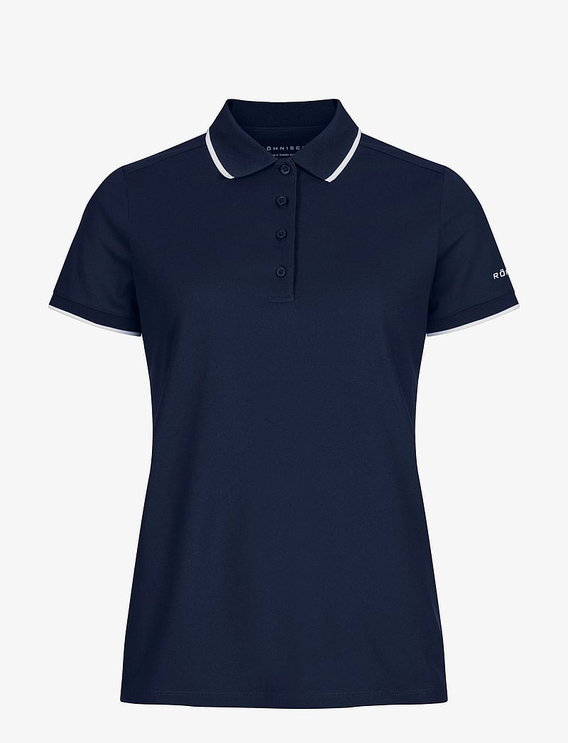 Röhnisch - Miriam Poloshirt - oberteile & t-shirts - navy - 1