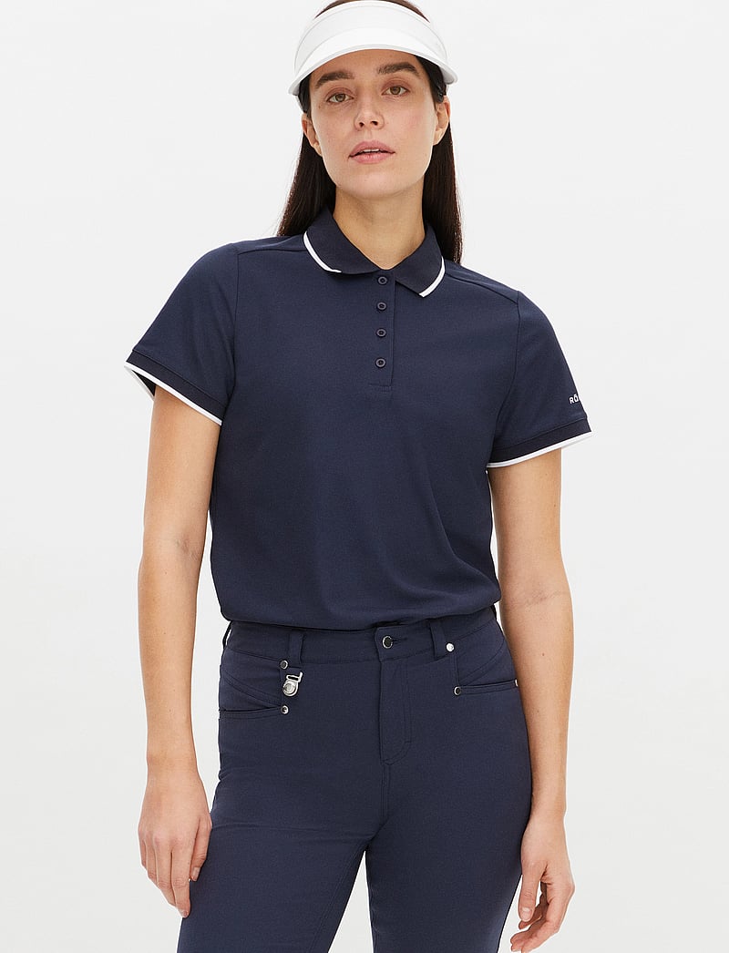 Röhnisch - Miriam Poloshirt - oberteile & t-shirts - navy - 2