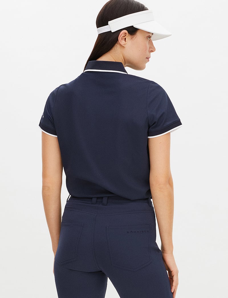 Röhnisch - Miriam Poloshirt - oberteile & t-shirts - navy - 4