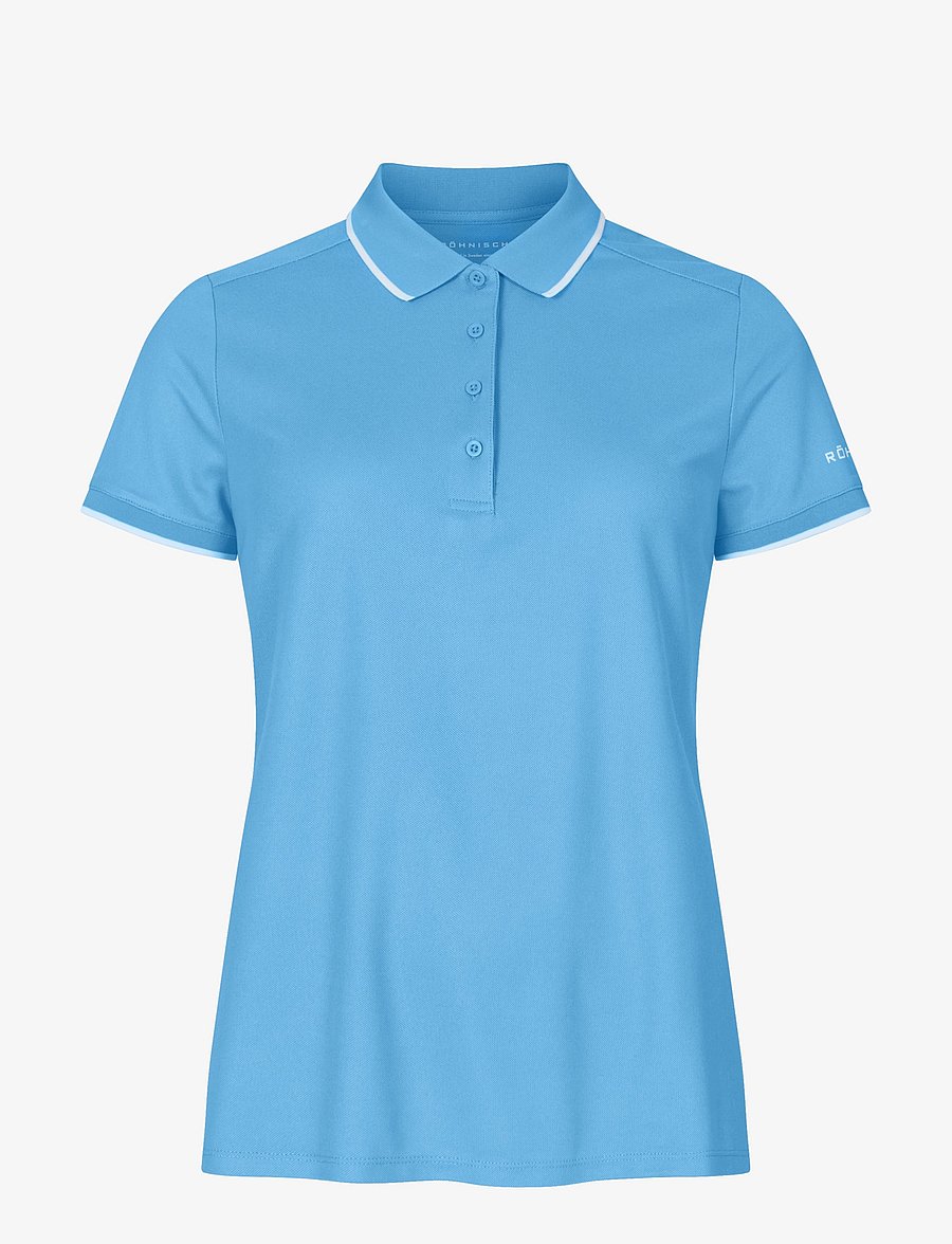Röhnisch - Miriam Poloshirt - oberteile & t-shirts - pacific coast - 1