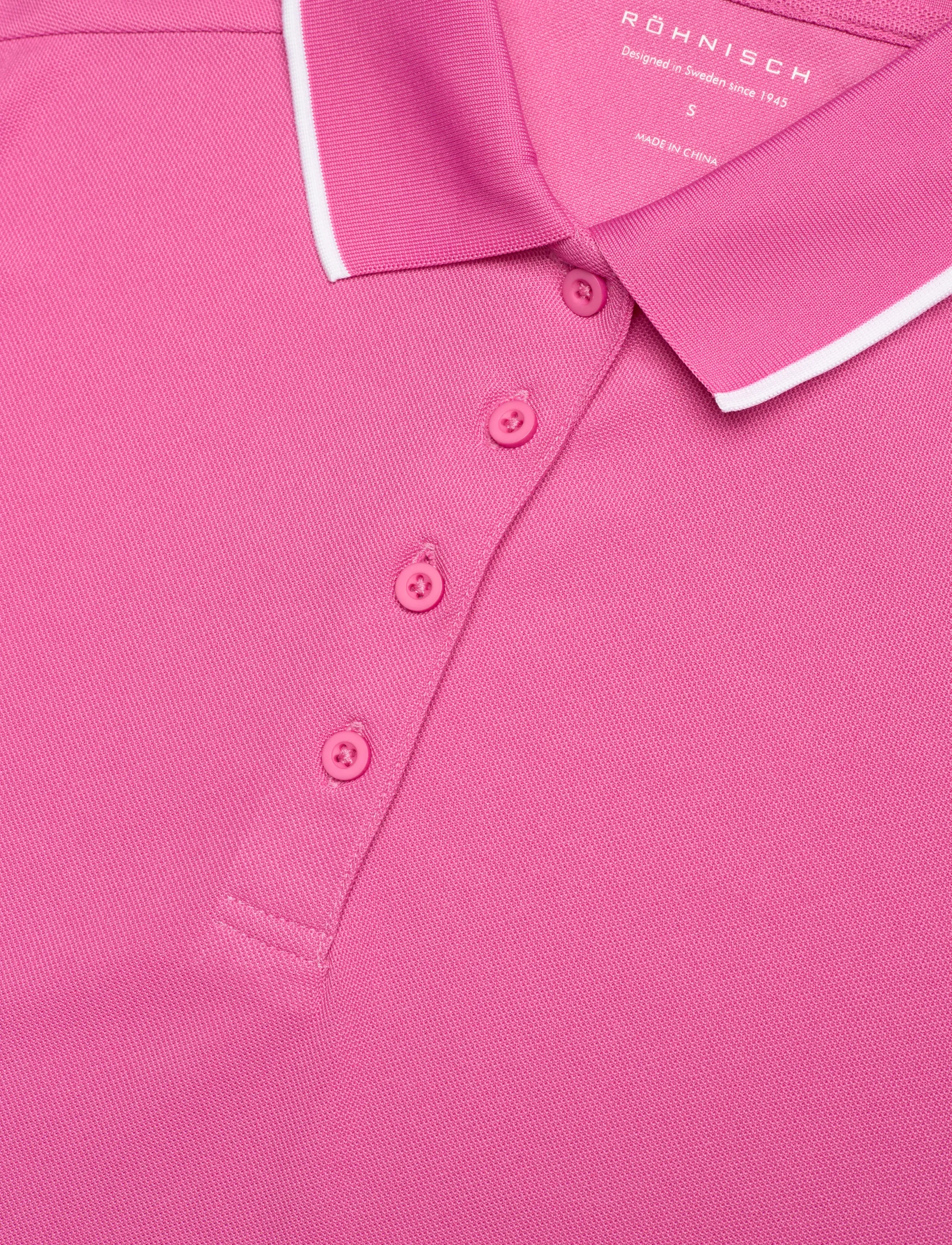 Röhnisch - Miriam Poloshirt - toppar & t-shirts - rose - 2