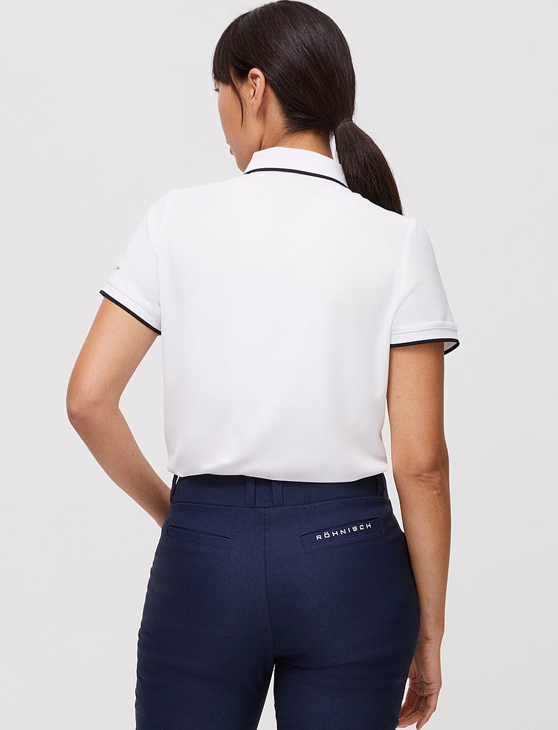 Röhnisch - Miriam Poloshirt - oberteile & t-shirts - white - 3