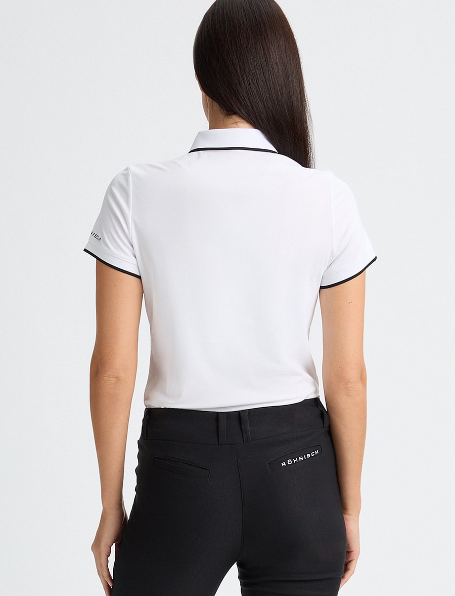 Röhnisch - Miriam Poloshirt - oberteile & t-shirts - white - 5