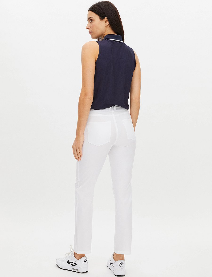 Röhnisch - Miriam Sleeveless Poloshirt - oberteile & t-shirts - navy - 5