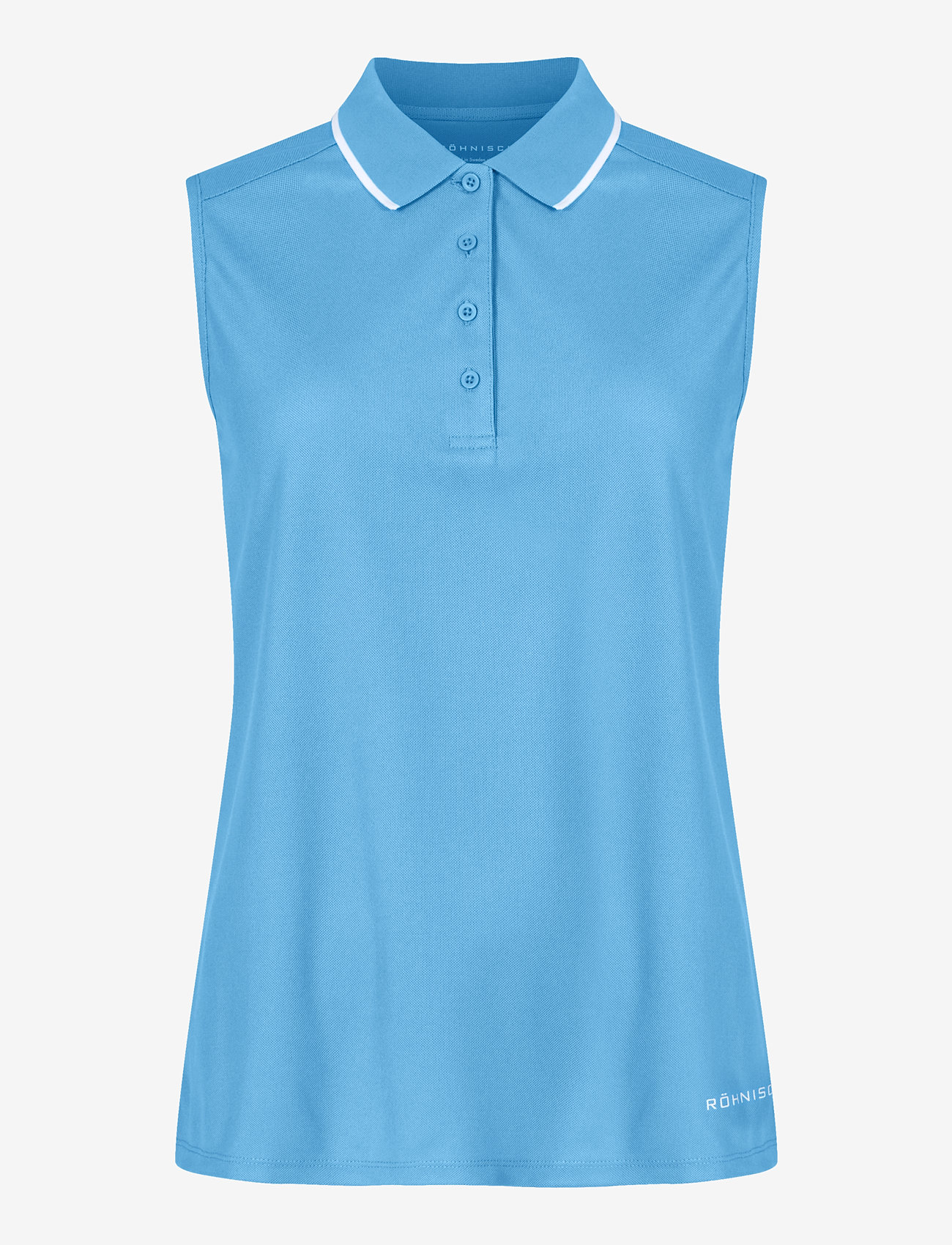 Röhnisch - Miriam Sleeveless Poloshirt - toppe & t-shirts - pacific coast - 0