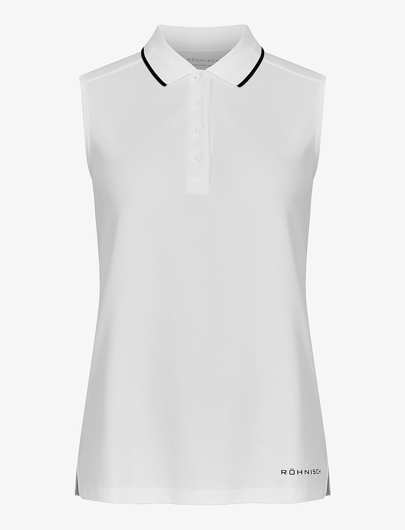 Röhnisch - Miriam Sleeveless Poloshirt - polo skyrtur - white - 2