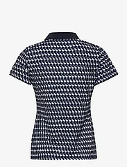 Röhnisch - Deni Poloshirt - poloshirts - flamingo aop navy - 1