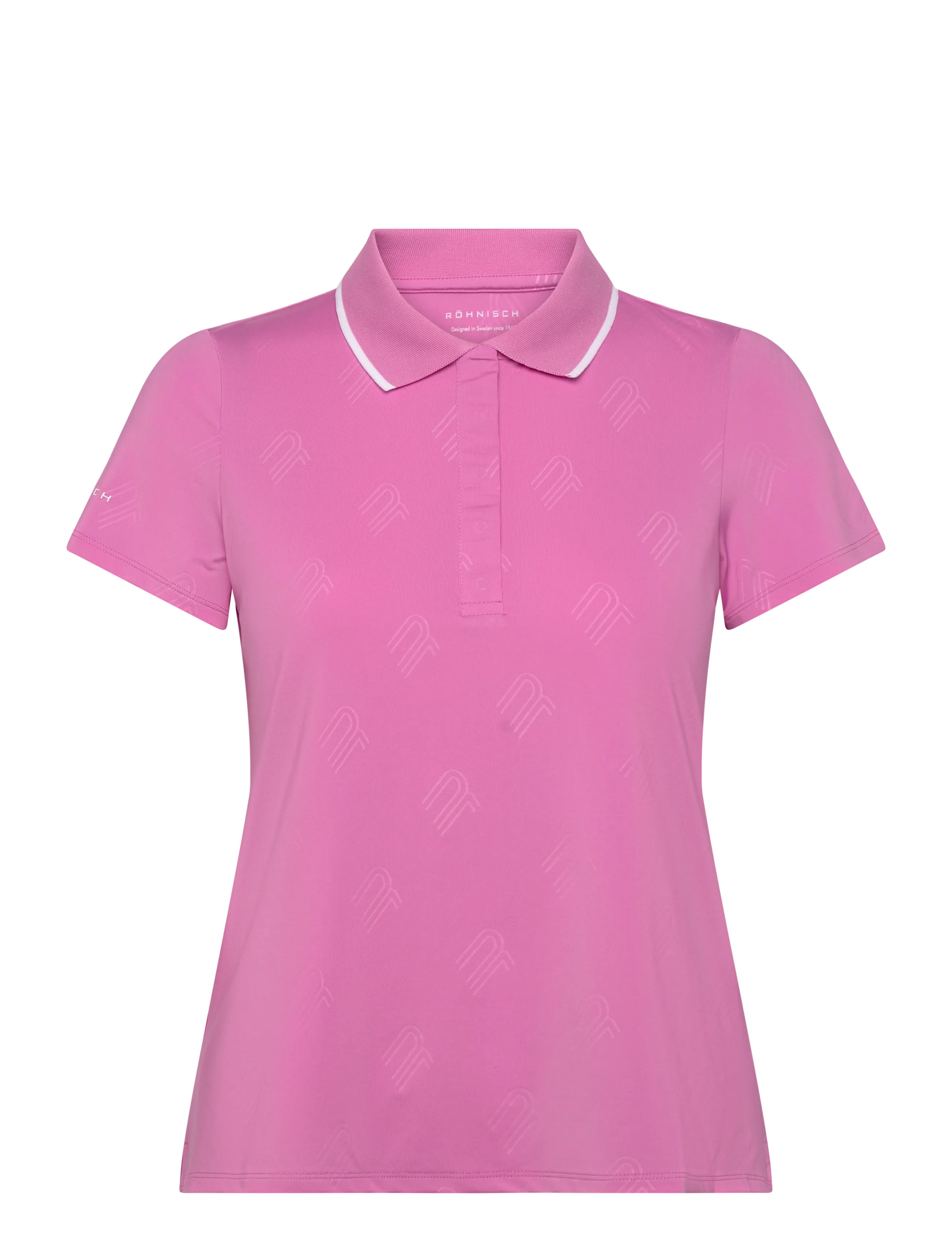 Röhnisch Deni Poloshirt, M, Pink, T-Shirts Og Toppe > Poloer, Dame