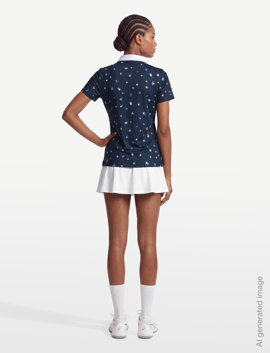 Röhnisch - Deni Poloshirt - alussärgid ja t-särgid - purple mountain bloom - 4
