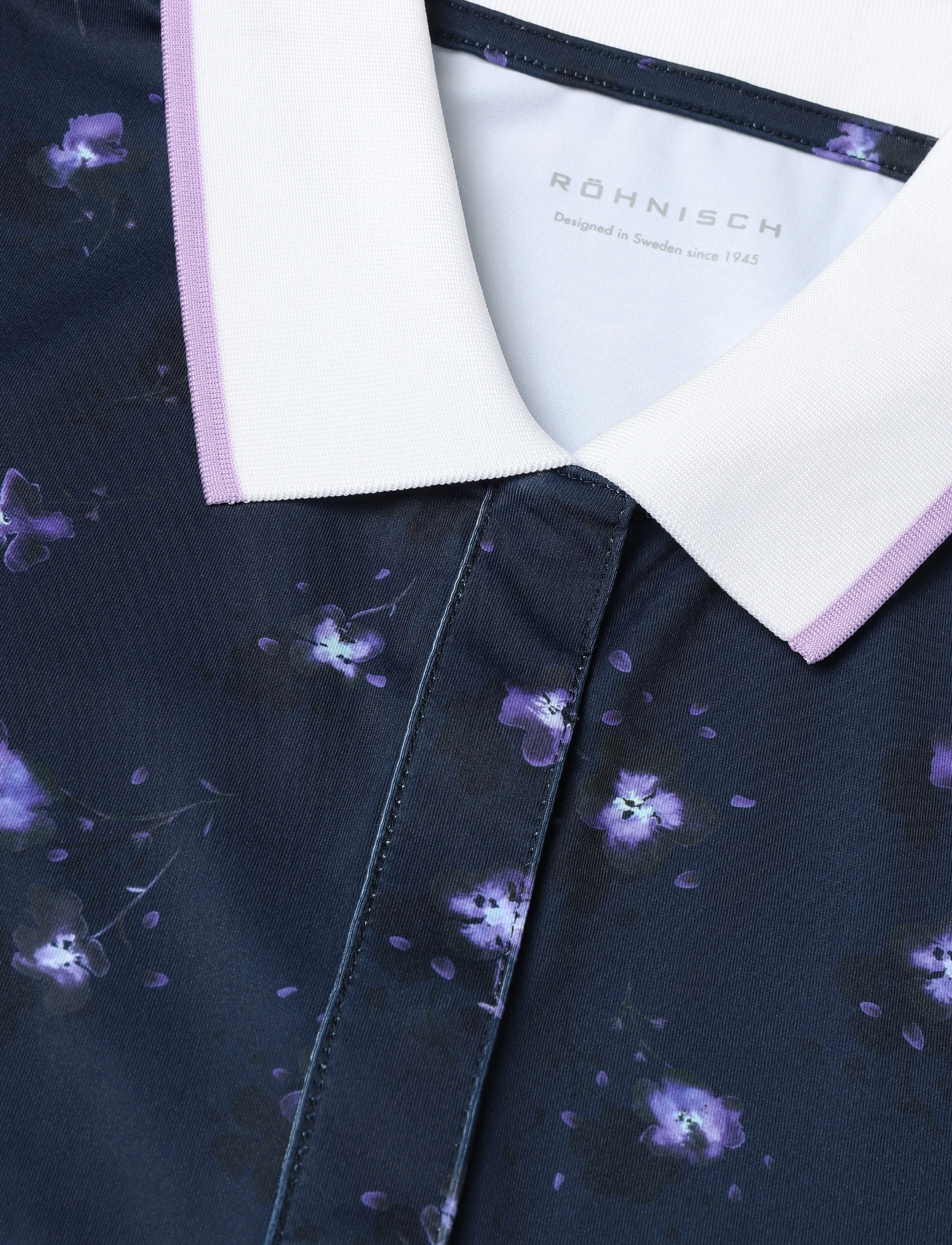 Röhnisch - Deni Poloshirt - alussärgid ja t-särgid - purple mountain bloom - 2