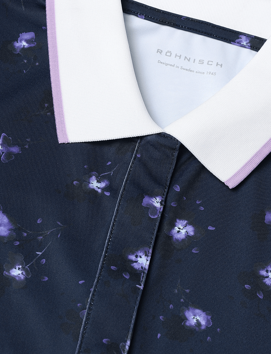 Röhnisch - Deni Poloshirt - alussärgid ja t-särgid - purple mountain bloom - 2