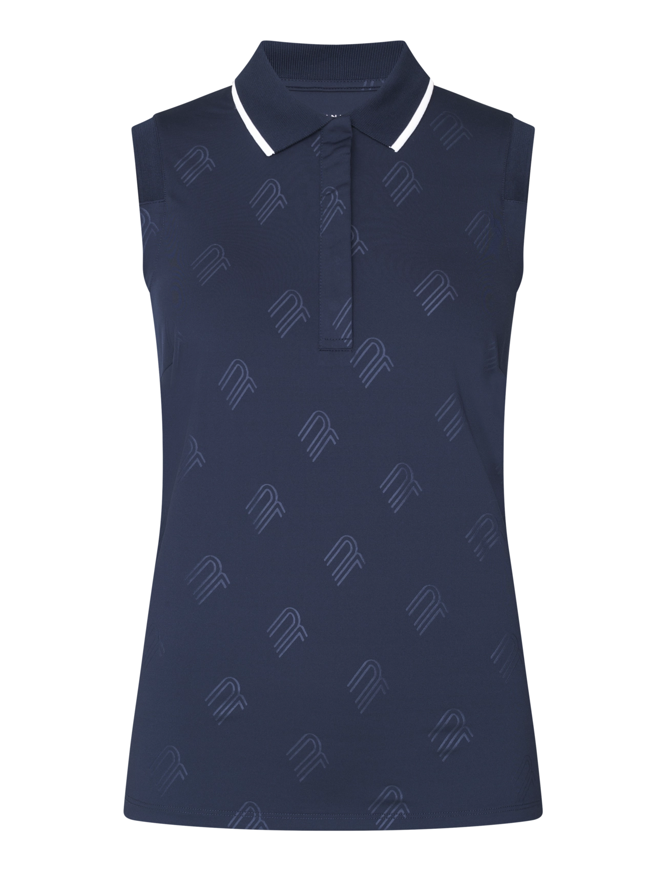 Röhnisch Deni Sleeveless Poloshirt - Kampagne - NAVY / navy