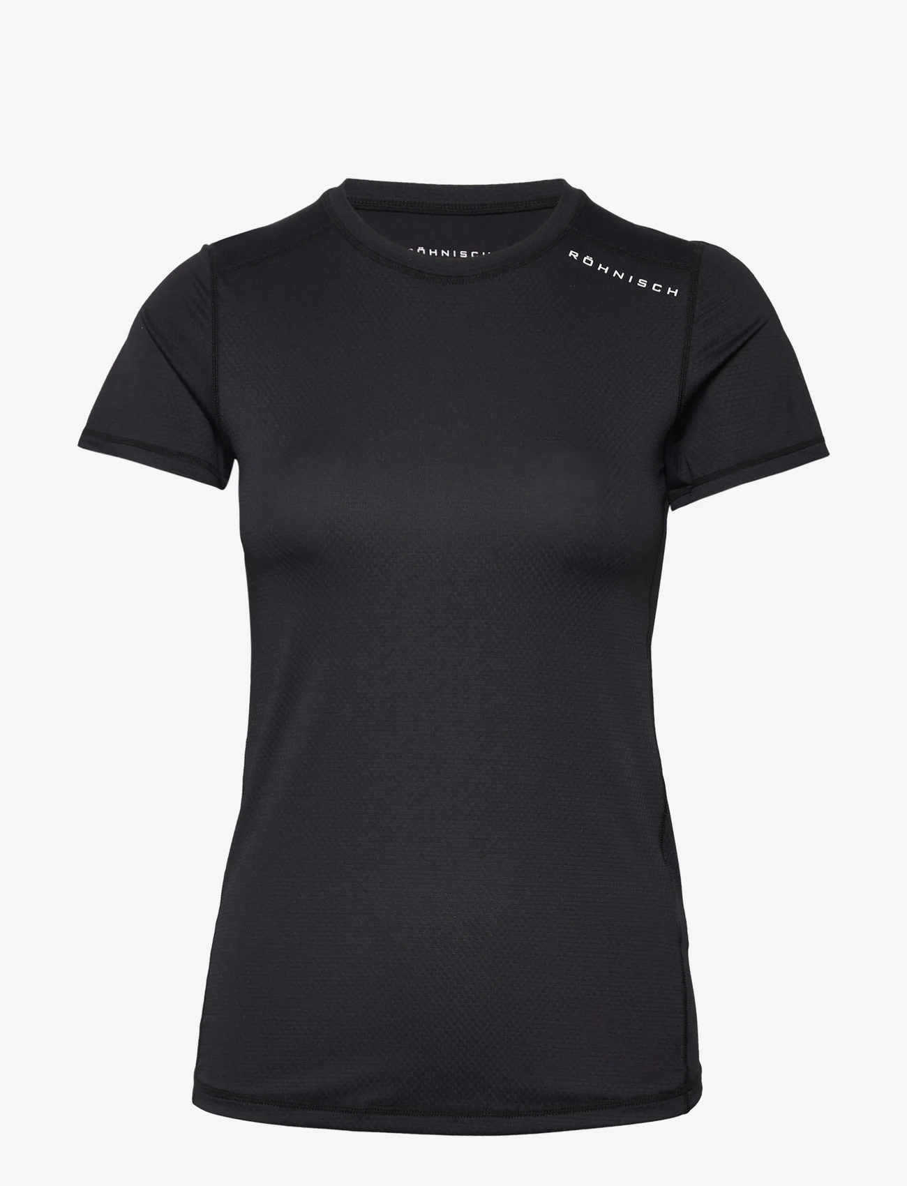 Röhnisch - Jacquard Tee - t-shirts - black - 0