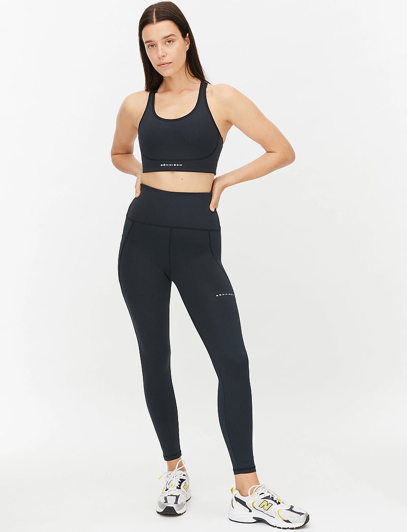 Röhnisch - Flattering Curved High Waist Tights - tights - black - 0