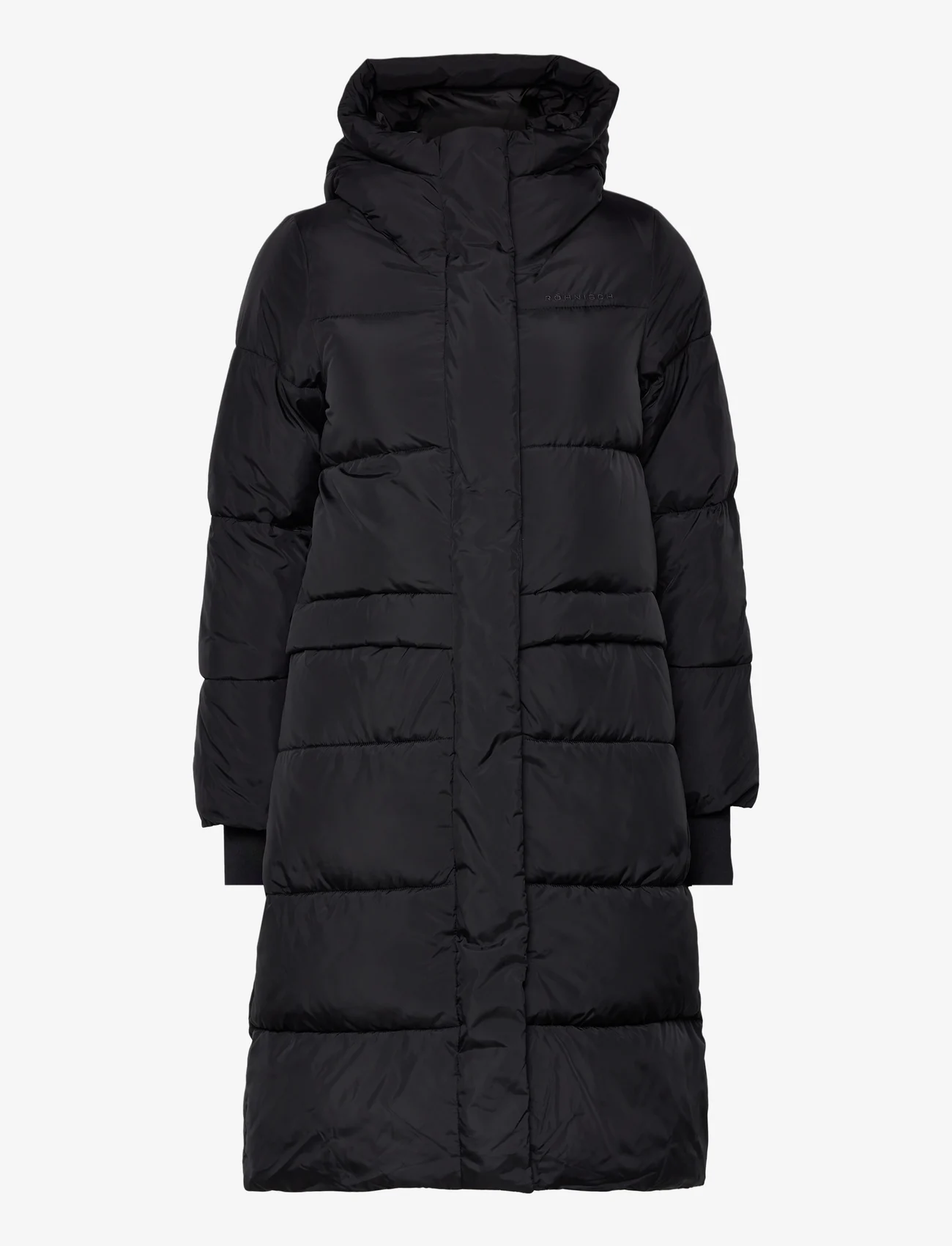 Röhnisch - Reign Hood Coat - padded coats - black - 0