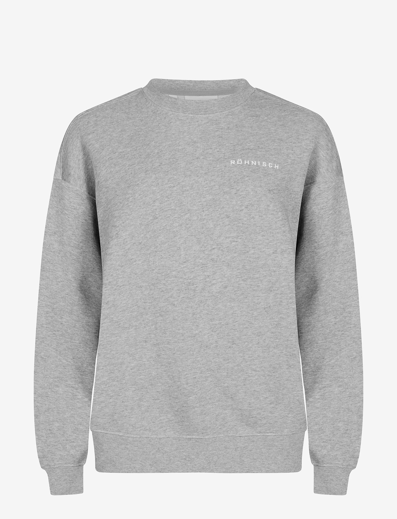 Röhnisch - Iconic Sweatshirt - kläder - grey melange - 1