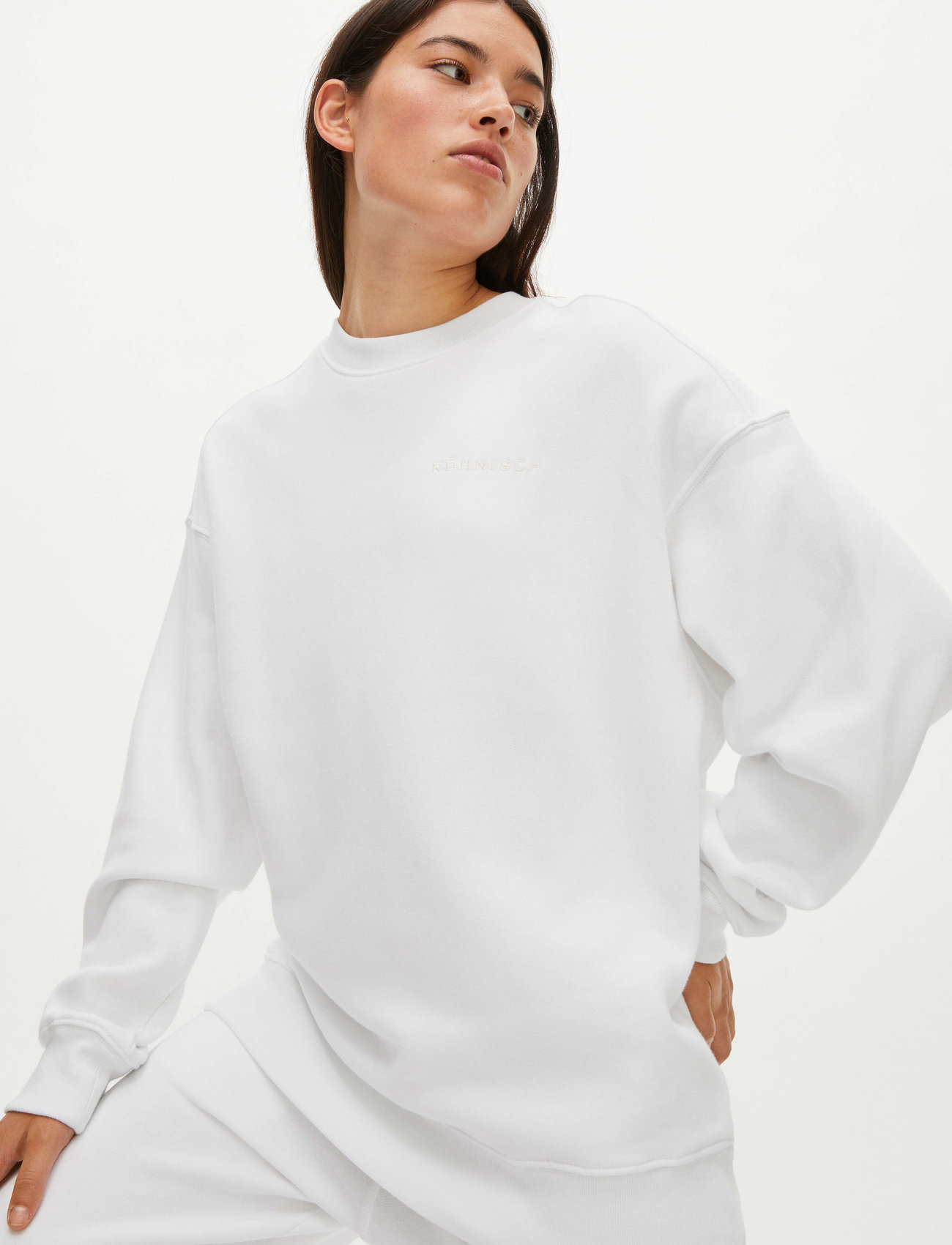 Röhnisch - Iconic Sweatshirt - sweatshirts - white - 1