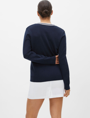 Röhnisch - Adele Knitted Sweater - jumpers - navy/white - 2