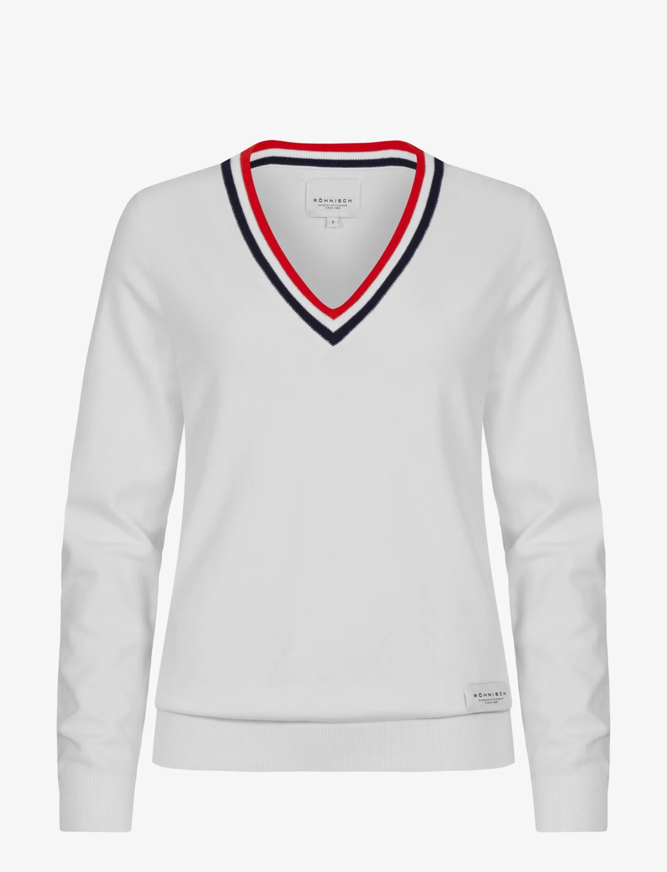 Röhnisch - Adele Knitted Sweater - sweatshirts - white - 1