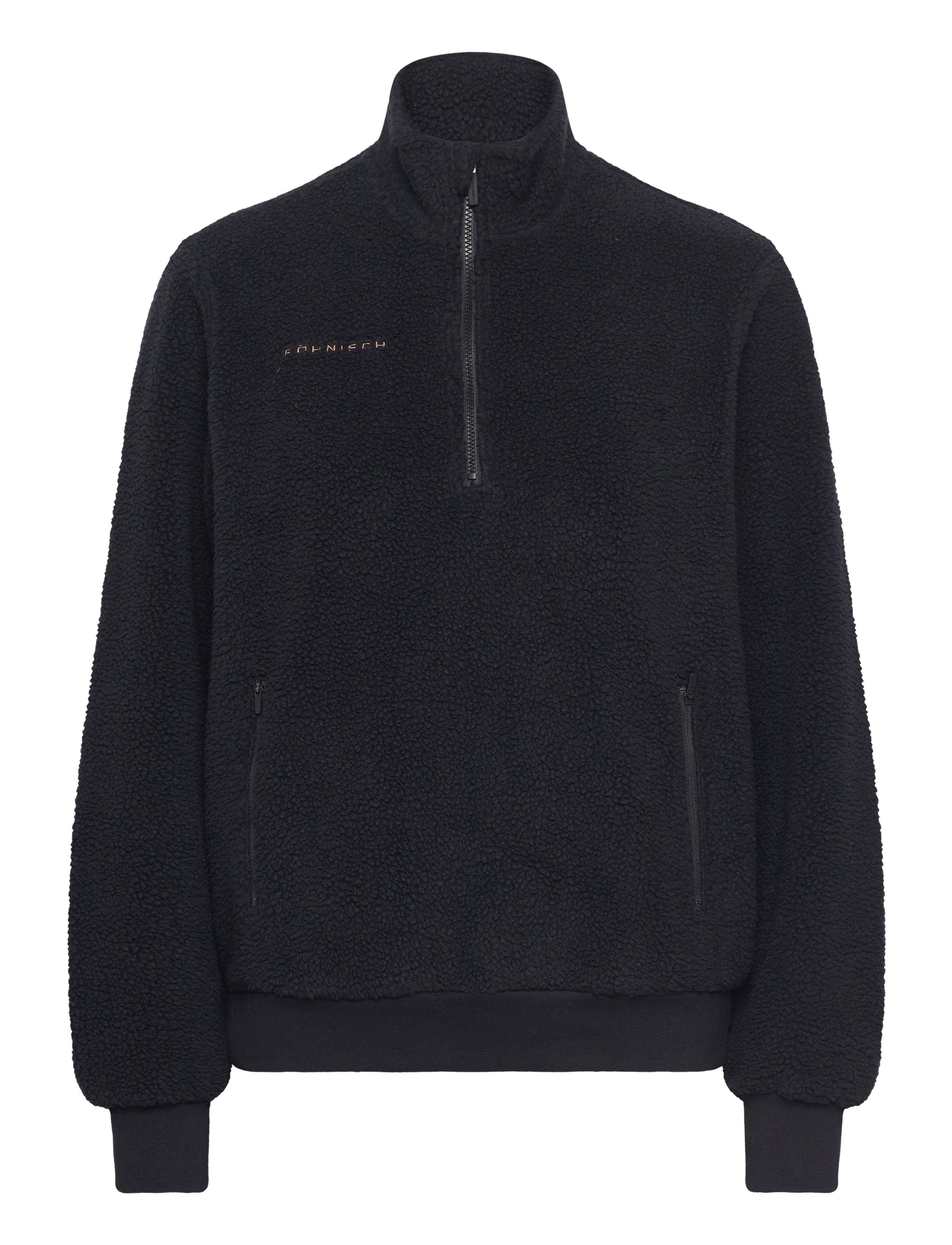 Cloud Pile Half Zip - BLACK