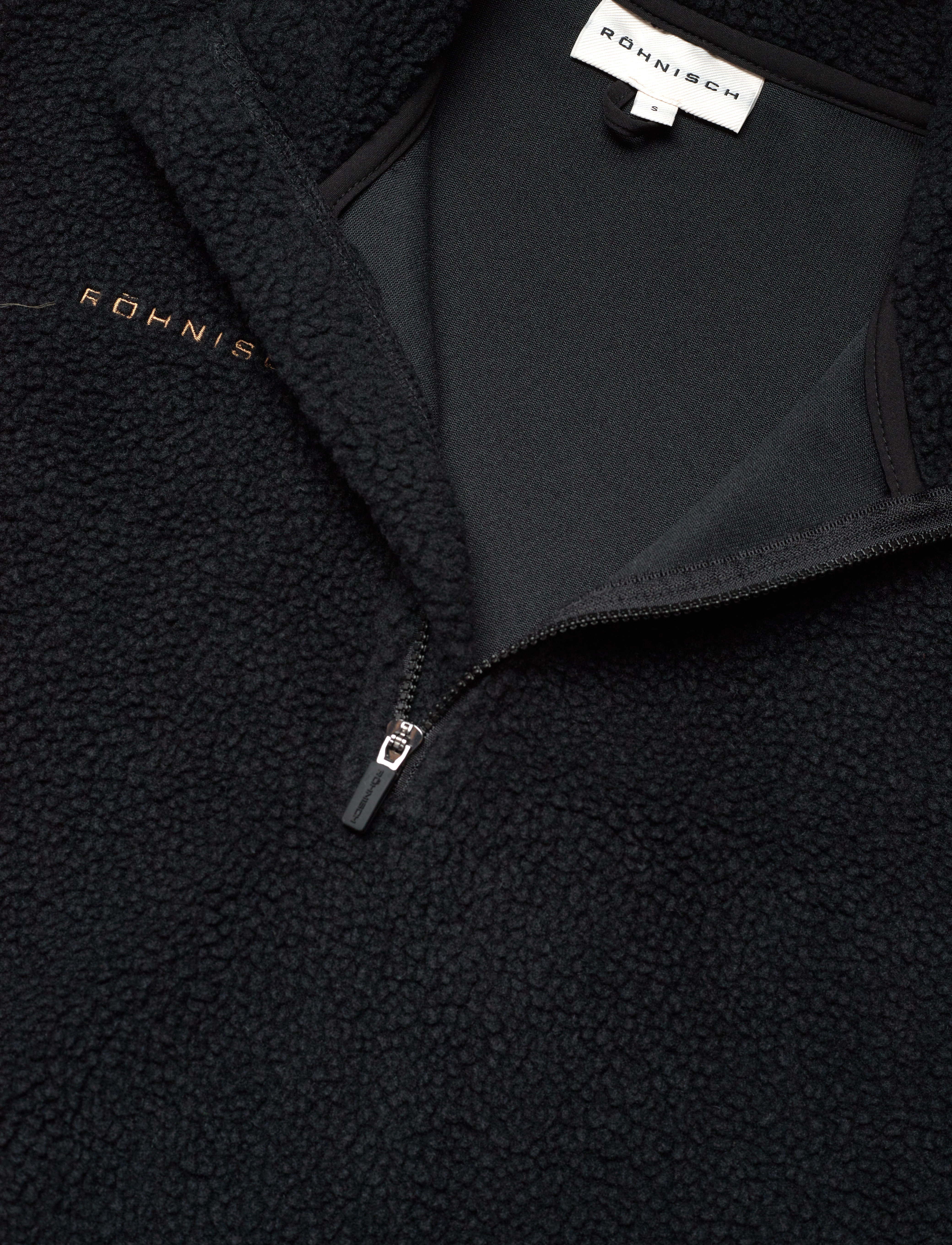 Röhnisch - Cloud Pile Half Zip - black - 3