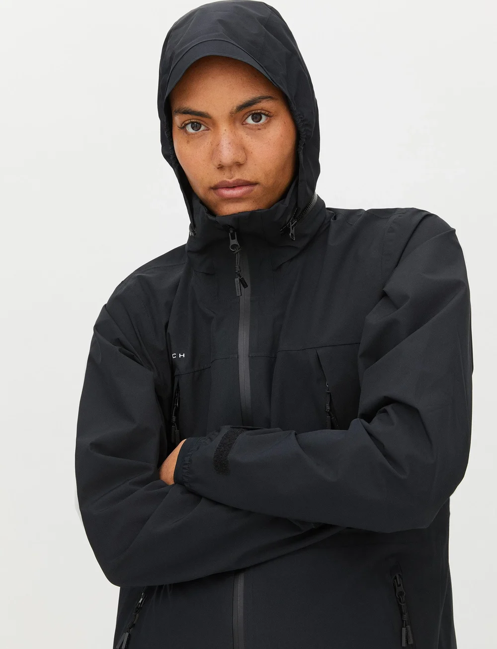 Röhnisch - Hurricane Rain Jacket - golfjackor - black - 3