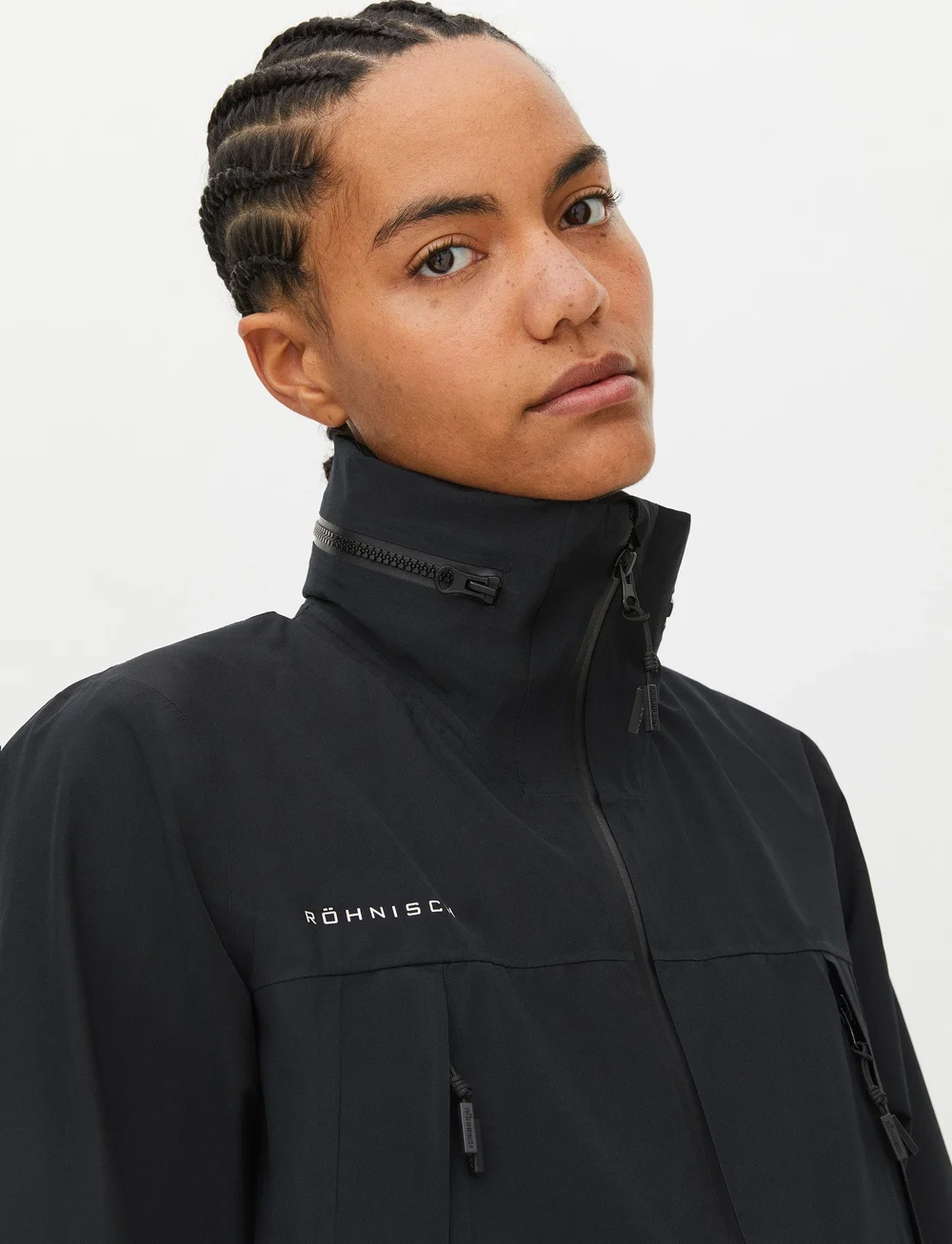 Röhnisch - Hurricane Rain Jacket - golfjackor - black - 4