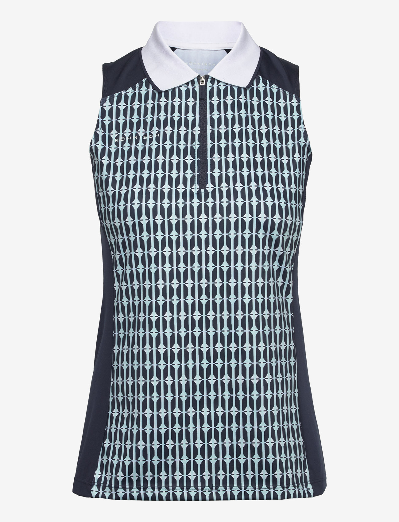 Röhnisch - Talia Sleeveless Top - toppar og stuttermabolir - peg navy - 0