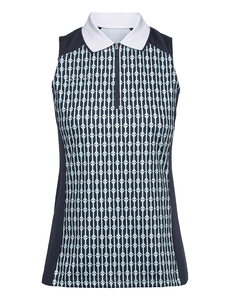 Röhnisch - Talia Sleeveless Top - toppar & t-shirts - peg navy - 0