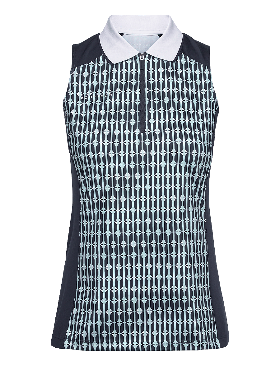 Röhnisch - Talia Sleeveless Top - peg navy - 0