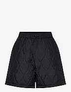 Quilted Shorts - BLACK