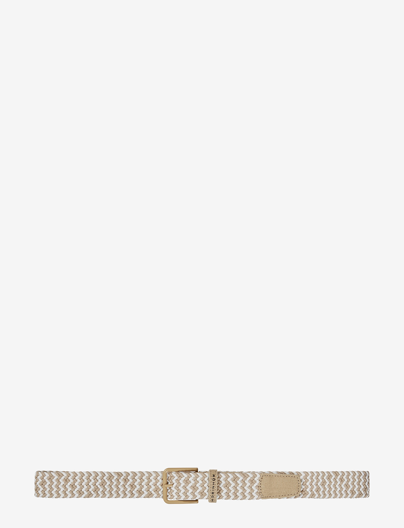 Röhnisch - Braided Stretch Belt - asusteet - beige sand - 0