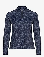 Addy Printed Long Sleeve - SPACE DOT NAVY