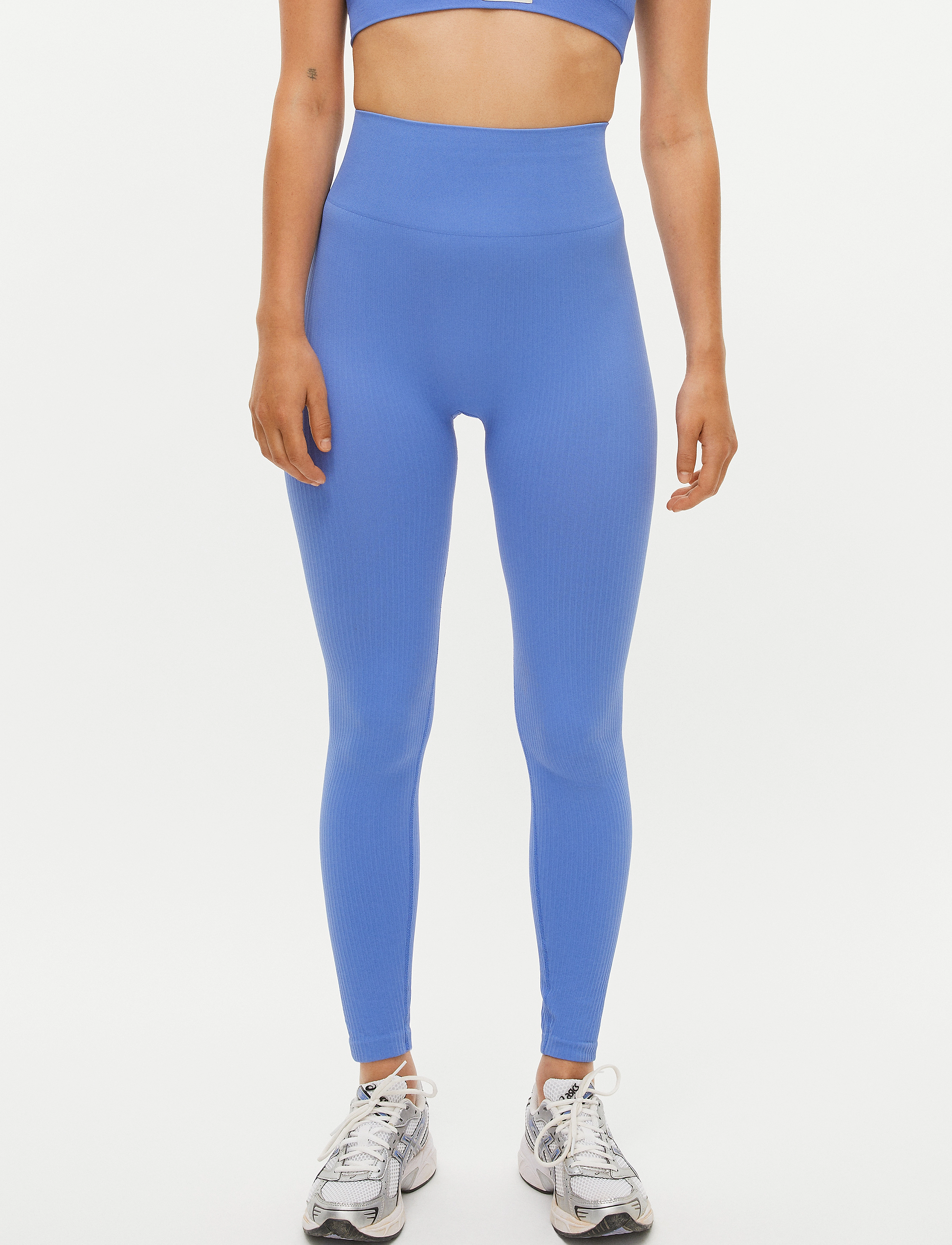 Röhnisch - Seamless Soft Rib Tights - retro blue - 1