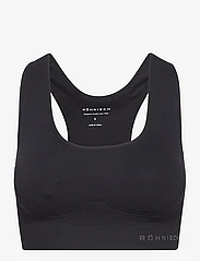 Röhnisch - Seamless Soft Rib Sportsbra - sport bras: medium - black - 0