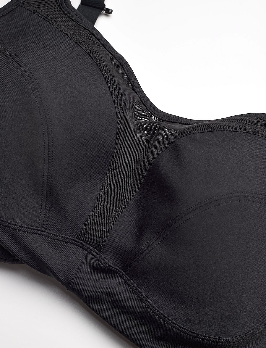 Röhnisch - High Support Sportsbra F-cup - hög support - black - 2