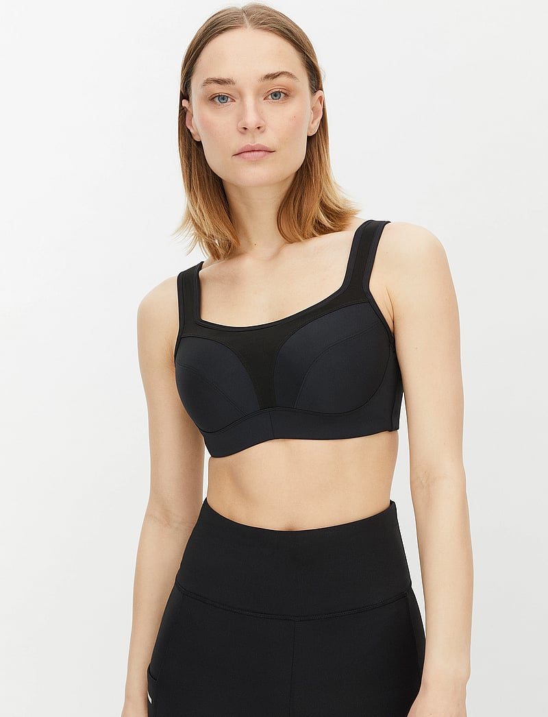 Röhnisch - High Support Sportsbra G-cup - hög support - black - 0
