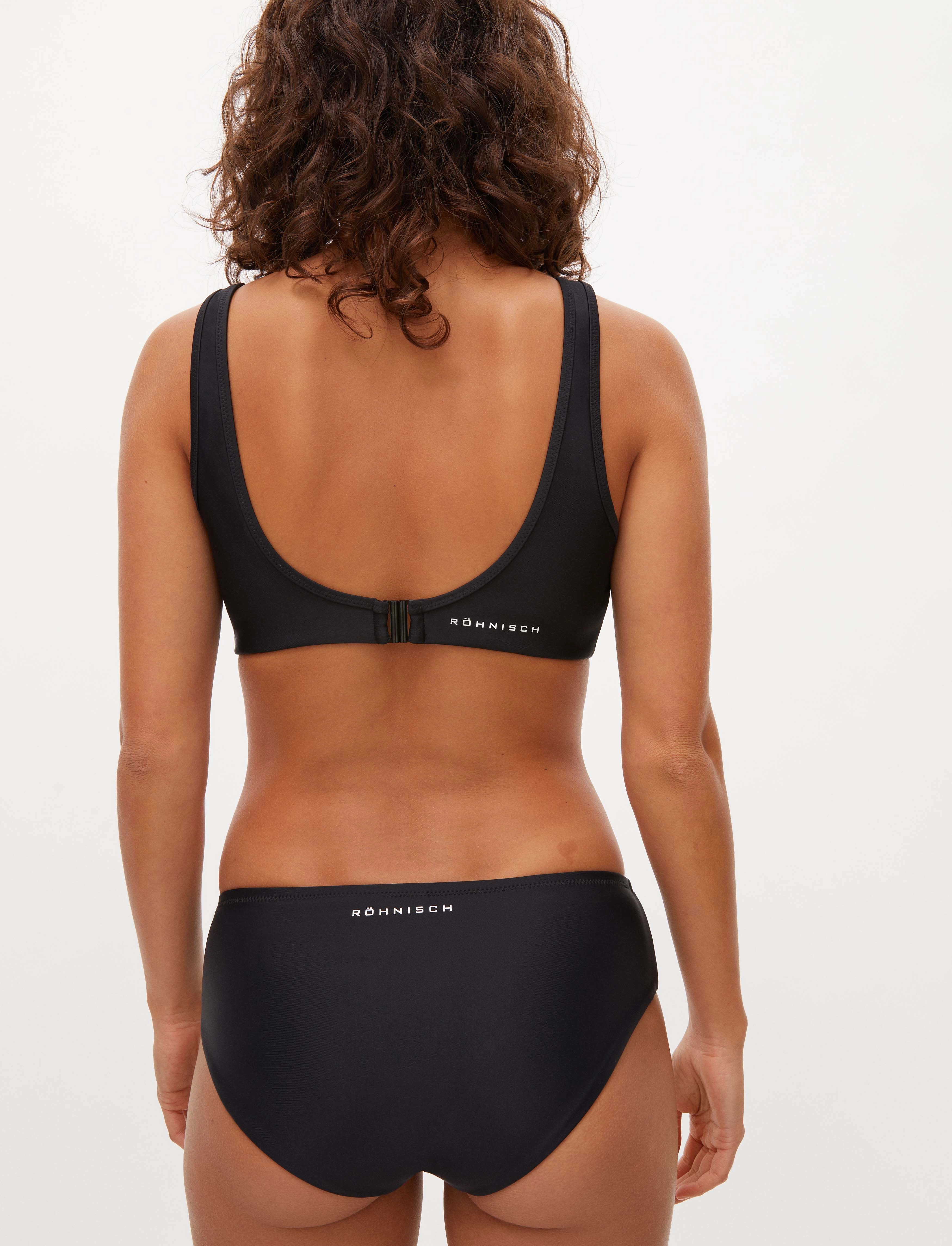 Röhnisch - Ayan Bikini Top - bikinis - black - 2