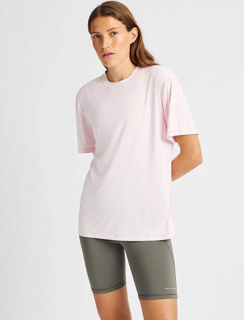 Röhnisch - Court Loose Tee - t-särgid - cradle pink - 0