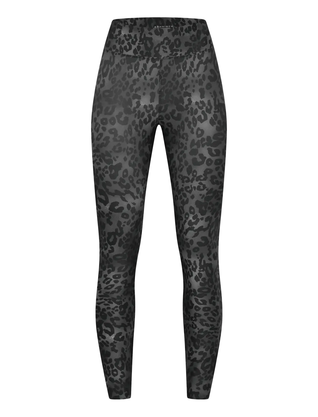 Röhnisch Printed High Waist Tights - Kleidung - GREY LEO PRINT / grey