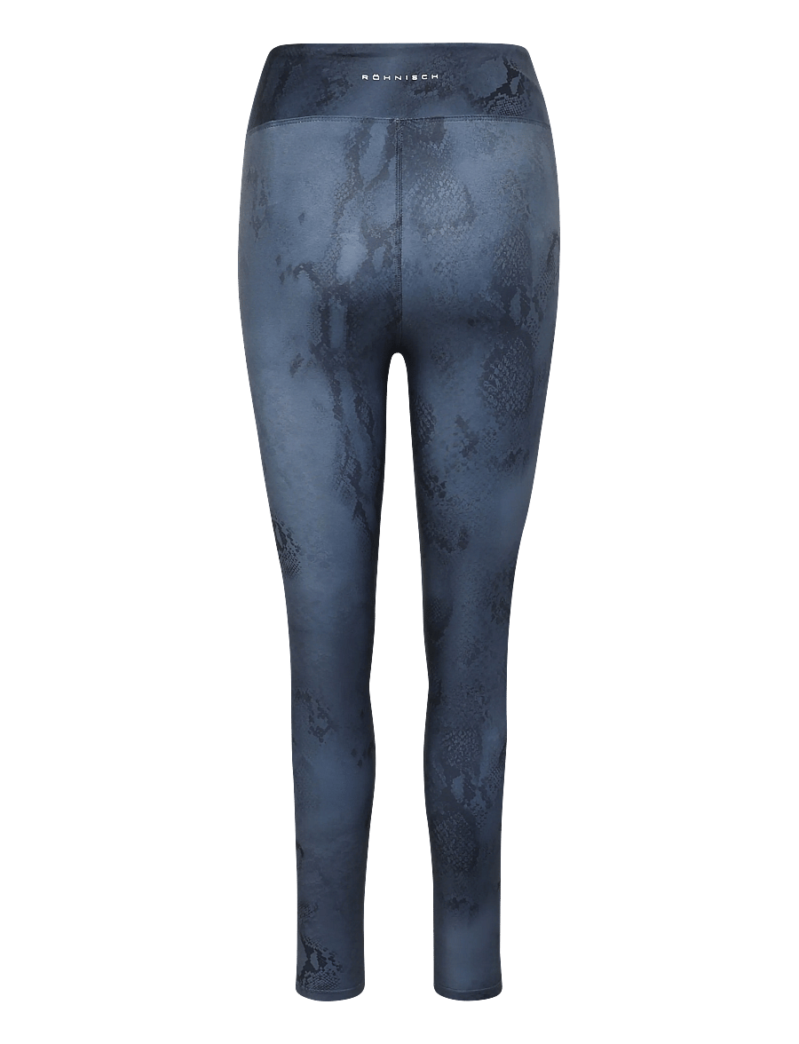 Röhnisch - Printed High Waist Tights - træningstights - grey snake - 1